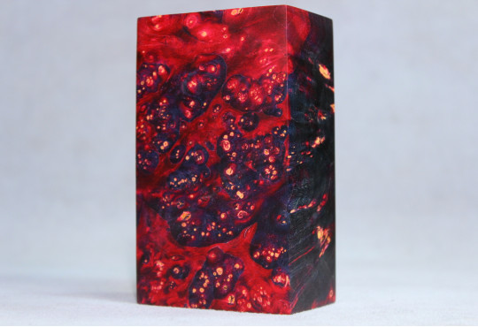 Stabilized Maple Burl Wood Mod Block